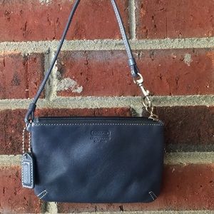 Coach Signature Wristlet Blue